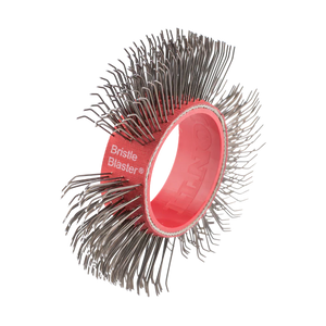Bristle Blaster® — pas, stal, czerwony, 23 mm — opakowanie 10 szt.