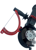 Protective Guard with Air-Extraction Outlet — Bristle Blaster® Electric Double