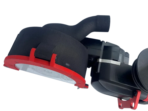 Protective Guard with Air-Extraction Outlet — Bristle Blaster® Electric