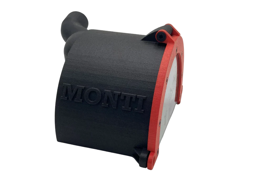 Protective Guard with Air-Extraction Outlet — Bristle Blaster® Electric Double